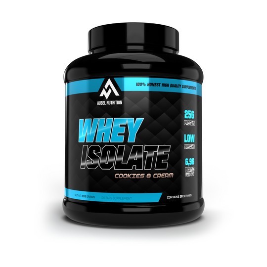 Aubel Nutrition Whey Isolaat Cookies & Cream, eiwitshake.