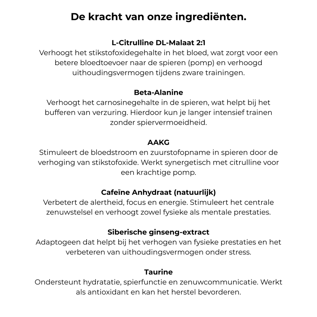 REAKT ULTRA STIM PRE-WORKOUT